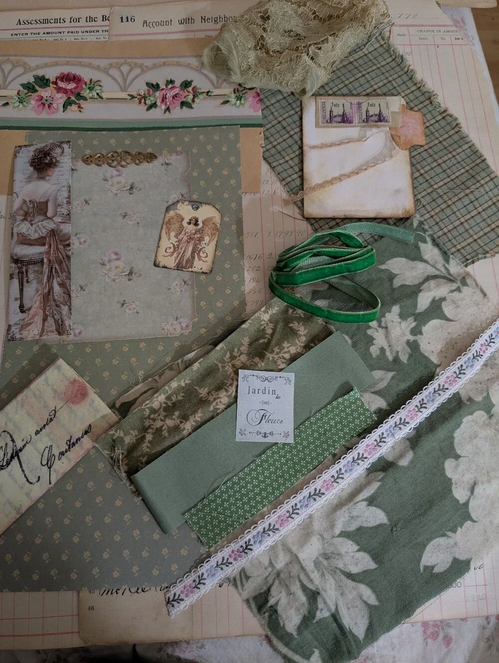 antique and handmade green envy